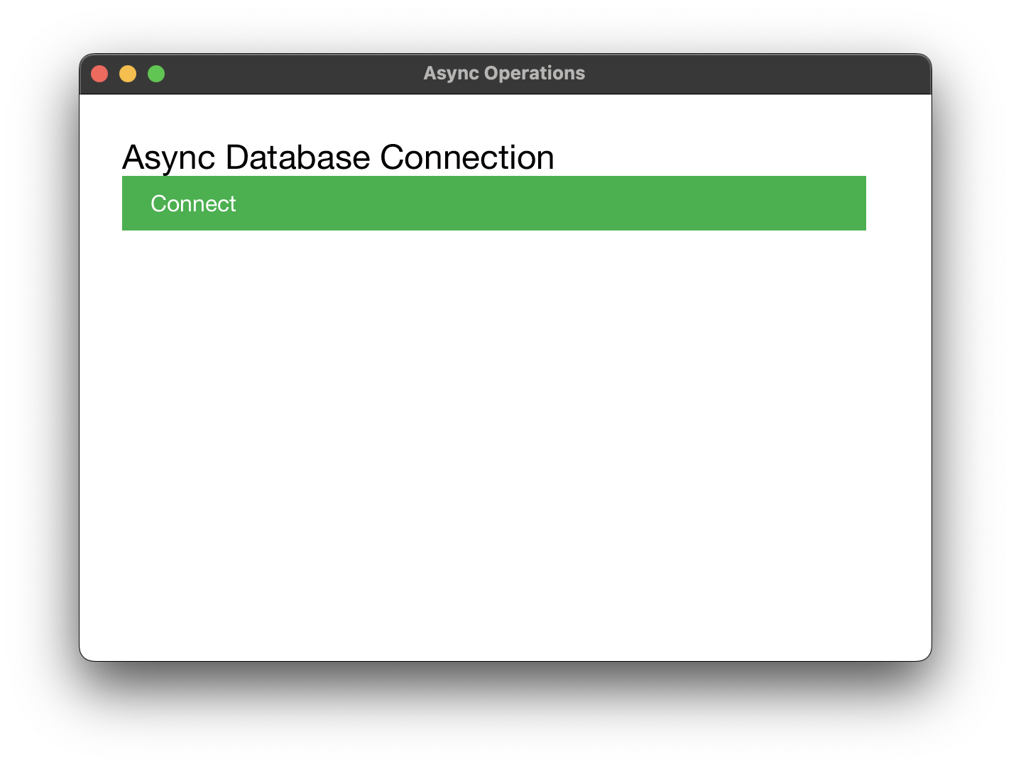 Background threads and timers for non-blocking operations