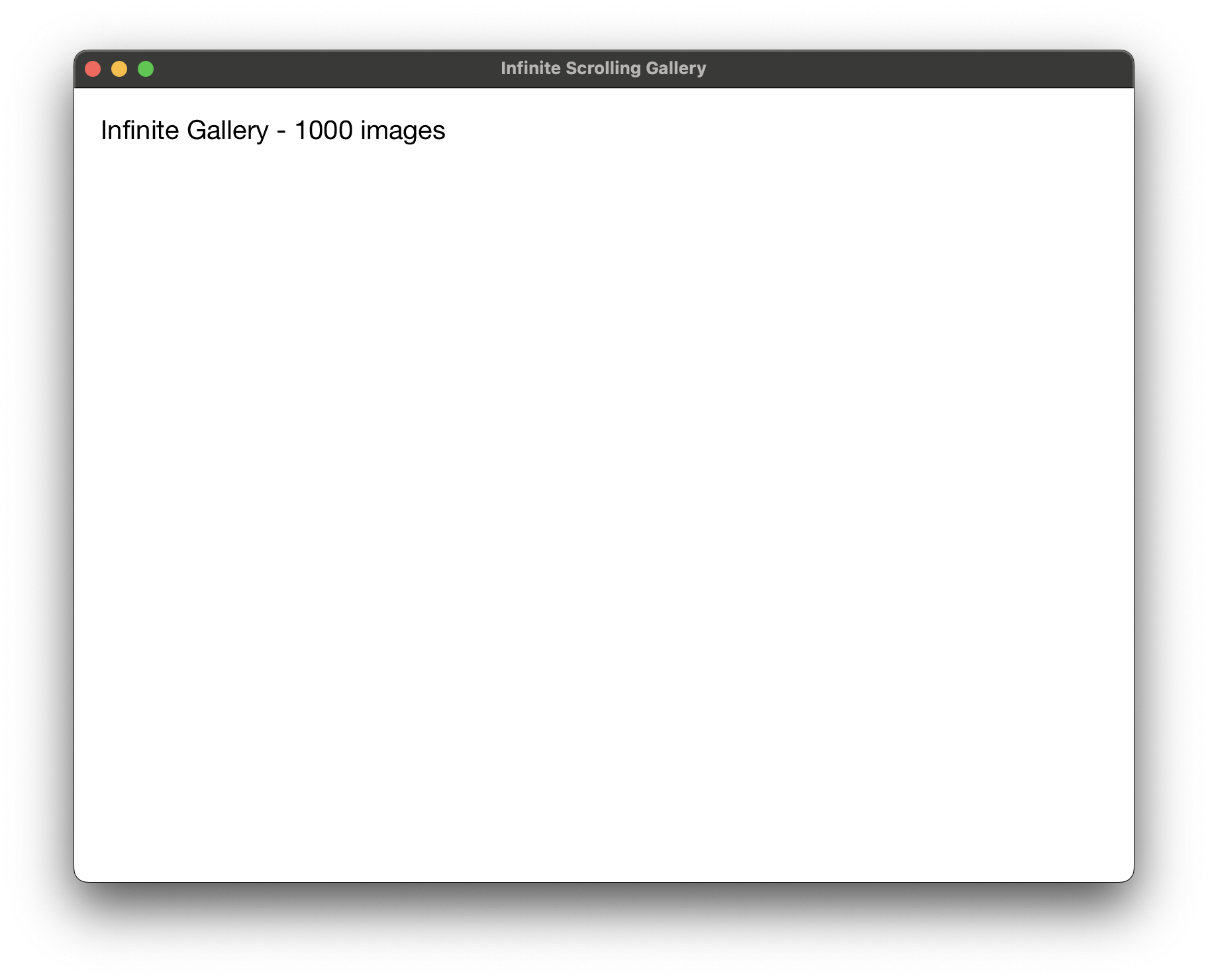 Loading and displaying infinite content using IFrameCallbacks