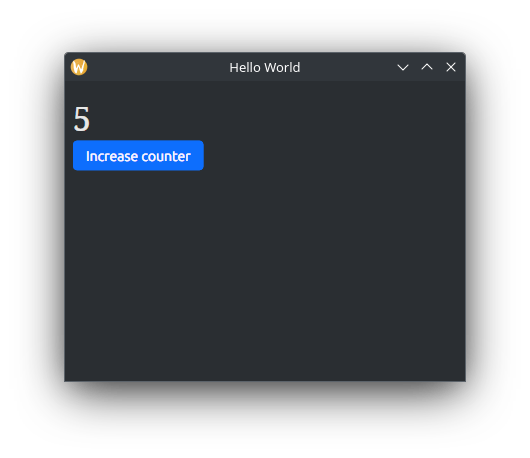 A minimal Azul application