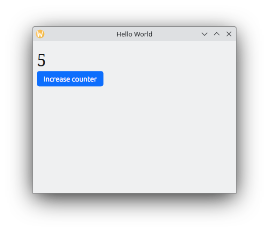 A minimal Azul application
